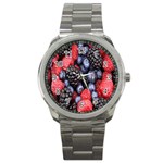 Berries-01 Sport Metal Watch Front