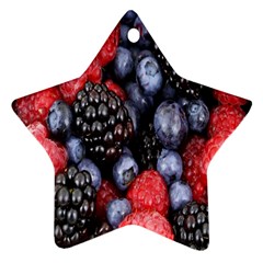 Berries-01 Star Ornament (two Sides) by nateshop