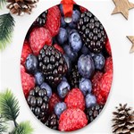 Berries-01 Oval Ornament (Two Sides) Back