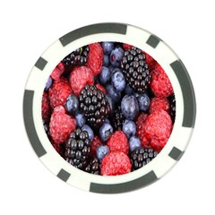 Berries-01 Poker Chip Card Guard by nateshop