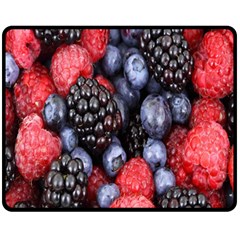 Berries-01 Fleece Blanket (medium) by nateshop