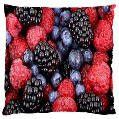 Berries-01 Standard Premium Plush Fleece Cushion Case (one Side) by nateshop