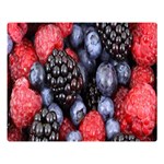 Berries-01 Two Sides Premium Plush Fleece Blanket (Large) 80 x60  Blanket Front