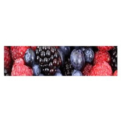 Berries-01 Oblong Satin Scarf (16  X 60 ) by nateshop