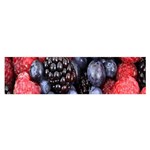 Berries-01 Oblong Satin Scarf (16  x 60 ) Front