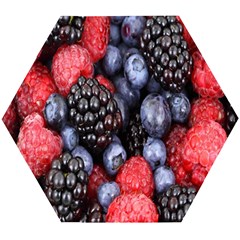 Berries-01 Wooden Puzzle Hexagon by nateshop