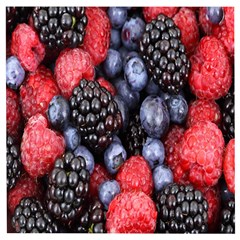 Berries-01 Wooden Puzzle Square by nateshop