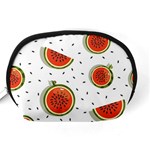 Seamless Background Pattern with Watermelon Slices Accessory Pouch (Medium) Back