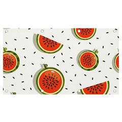 Seamless Background Pattern With Watermelon Slices Banner And Sign 7  X 4  by pakminggu