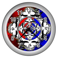 The Grateful Dead Wall Clock (silver) by Grandong