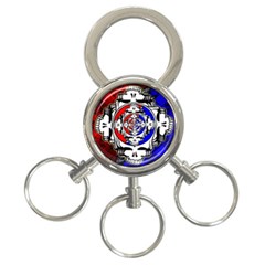 The Grateful Dead 3-ring Key Chain by Grandong