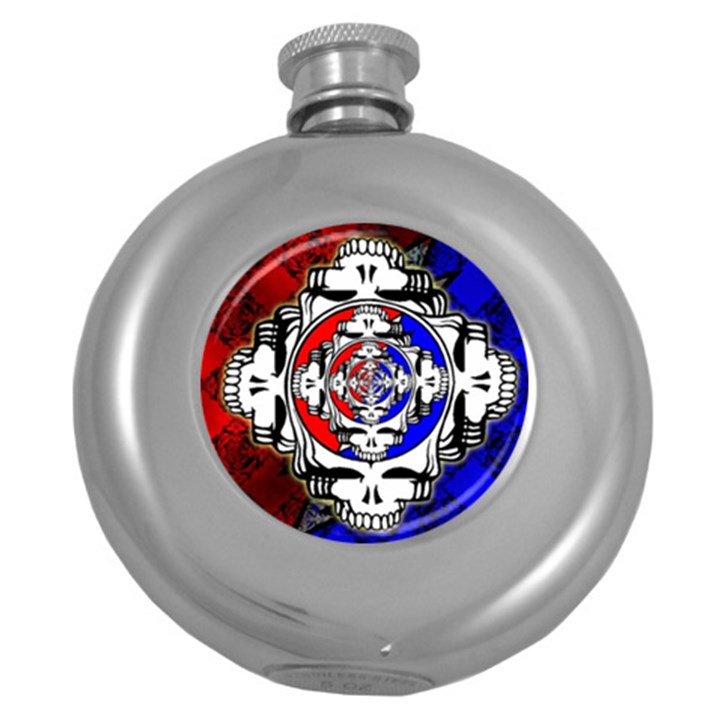 The Grateful Dead Round Hip Flask (5 oz)