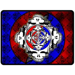 The Grateful Dead Fleece Blanket (large) by Grandong