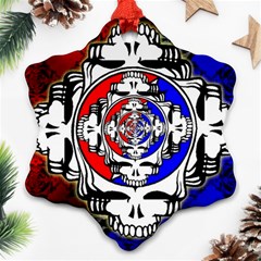 The Grateful Dead Snowflake Ornament (two Sides) by Grandong