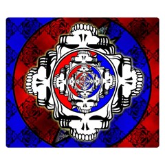 The Grateful Dead Two Sides Premium Plush Fleece Blanket (small) by Grandong