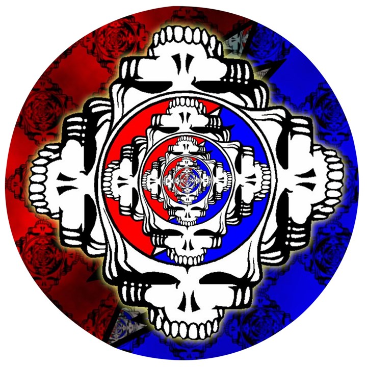 The Grateful Dead Wooden Bottle Opener (Round)