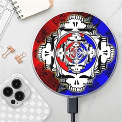 The Grateful Dead Wireless Fast Charger(white) by Grandong