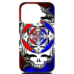 The Grateful Dead Iphone 14 Pro Black Uv Print Case by Grandong