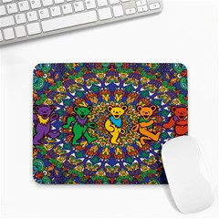 Dead Dancing Bears Grateful Dead Pattern Small Mousepad by Grandong