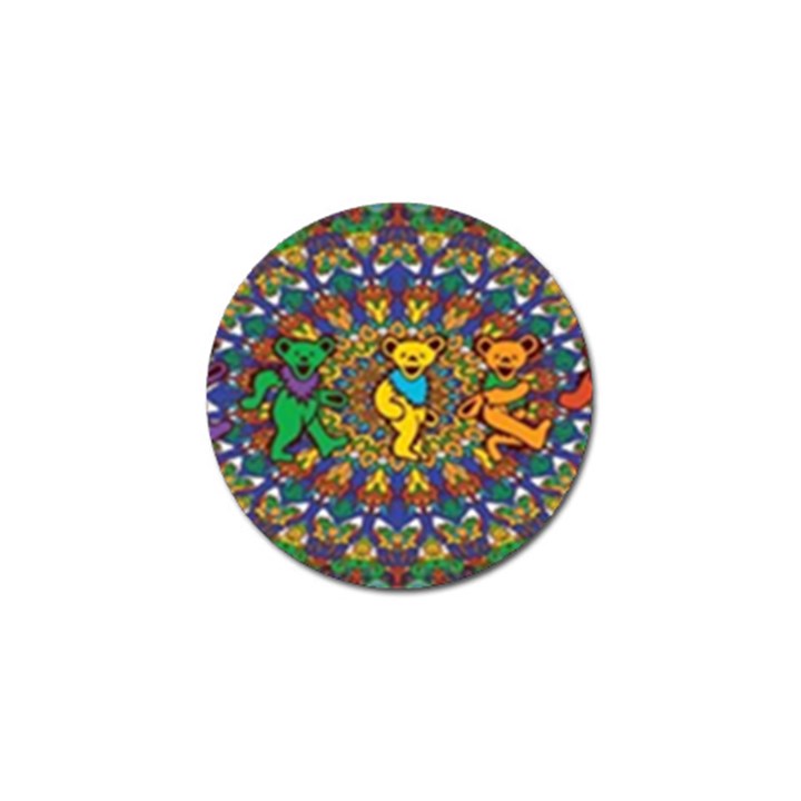 Dead Dancing Bears Grateful Dead Pattern Golf Ball Marker (10 pack)