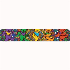 Dead Dancing Bears Grateful Dead Pattern Small Bar Mat by Grandong