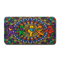 Dead Dancing Bears Grateful Dead Pattern Medium Bar Mat by Grandong