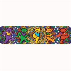 Dead Dancing Bears Grateful Dead Pattern Large Bar Mat by Grandong