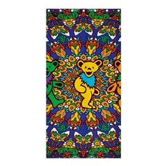 Dead Dancing Bears Grateful Dead Pattern Shower Curtain 36  X 72  (stall)  by Grandong