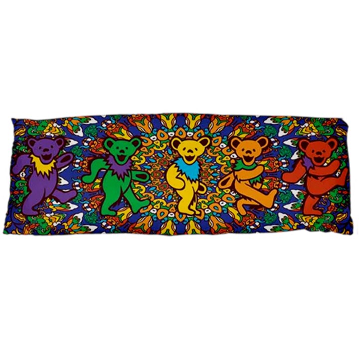 Dead Dancing Bears Grateful Dead Pattern Body Pillow Case (Dakimakura)