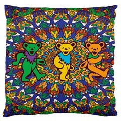 Dead Dancing Bears Grateful Dead Pattern Large Cushion Case (two Sides) by Grandong