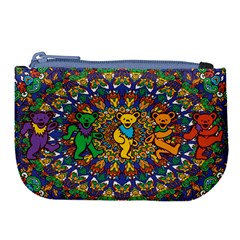 Dead Dancing Bears Grateful Dead Pattern Large Coin Purse by Grandong