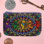 Dead Dancing Bears Grateful Dead Pattern Large Coin Purse Front