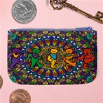 Dead Dancing Bears Grateful Dead Pattern Large Coin Purse Back