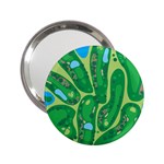 Golf Course Par Golf Course Green 2.25  Handbag Mirrors Front