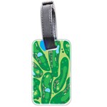 Golf Course Par Golf Course Green Luggage Tag (two sides) Back