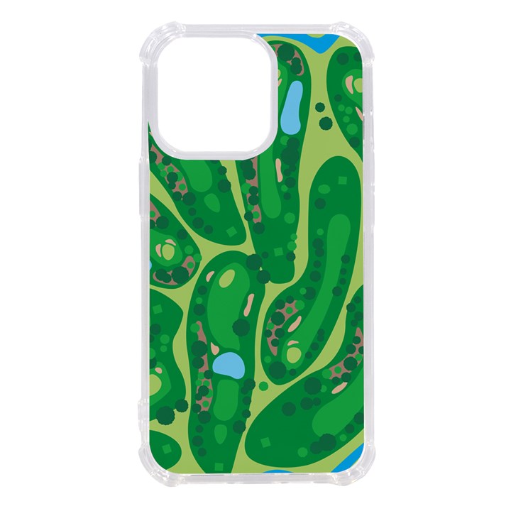 Golf Course Par Golf Course Green iPhone 13 Pro TPU UV Print Case