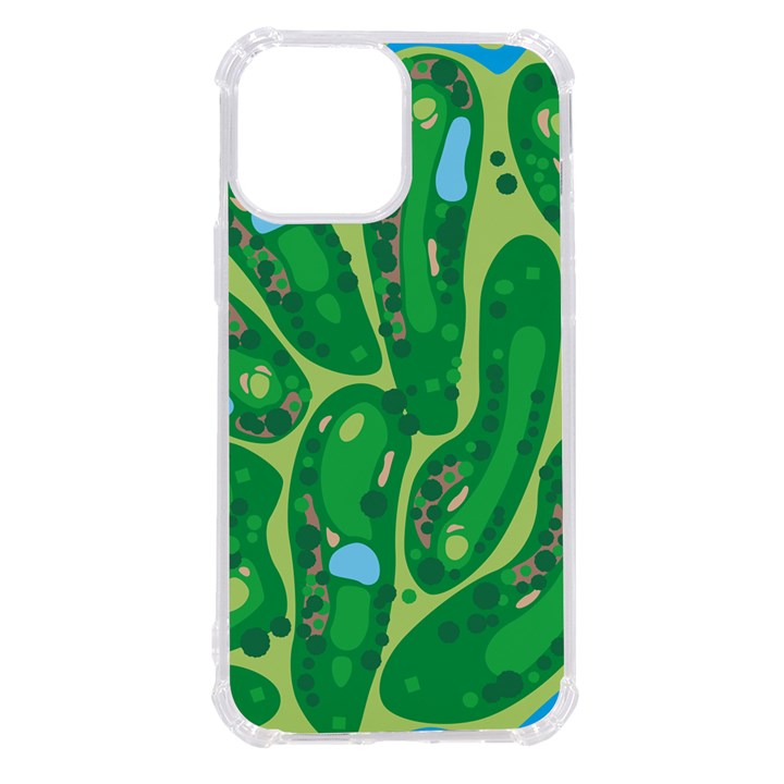 Golf Course Par Golf Course Green iPhone 13 Pro Max TPU UV Print Case