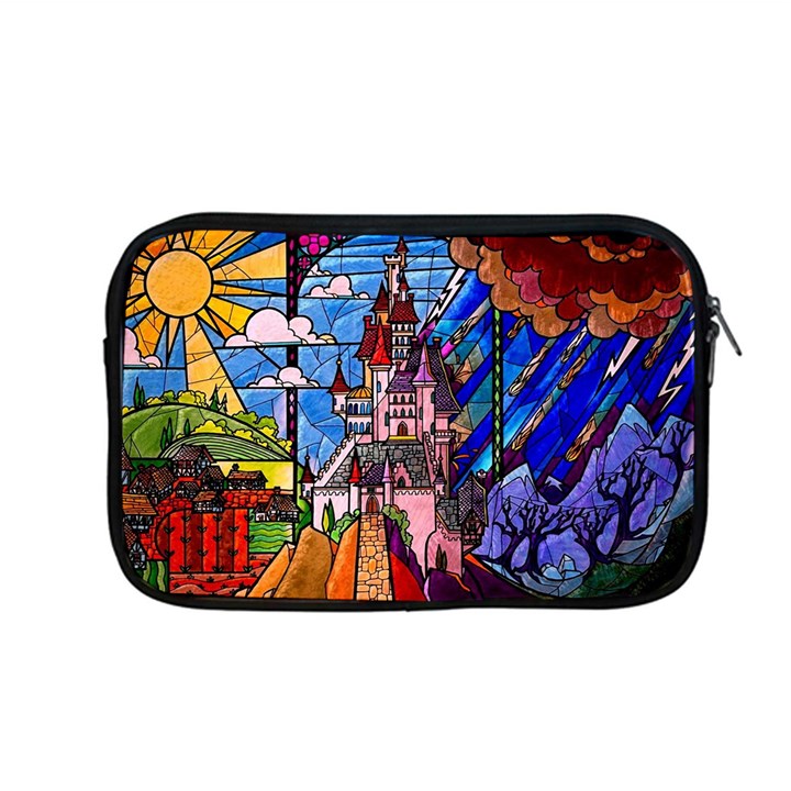 Beauty Stained Glass Castle Building Apple MacBook Pro 13  Zipper Case