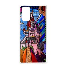 Beauty Stained Glass Castle Building Samsung Galaxy Note 20 Tpu Uv Case by Cowasu