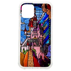 Beauty Stained Glass Castle Building Iphone 12 Mini Tpu Uv Print Case	 by Cowasu