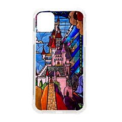 Beauty Stained Glass Castle Building Iphone 11 Tpu Uv Print Case by Cowasu