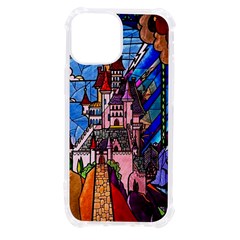 Beauty Stained Glass Castle Building Iphone 13 Mini Tpu Uv Print Case by Cowasu