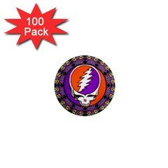 Gratefuldead Grateful Dead Pattern 1  Mini Magnets (100 Pack)  by Cowasu