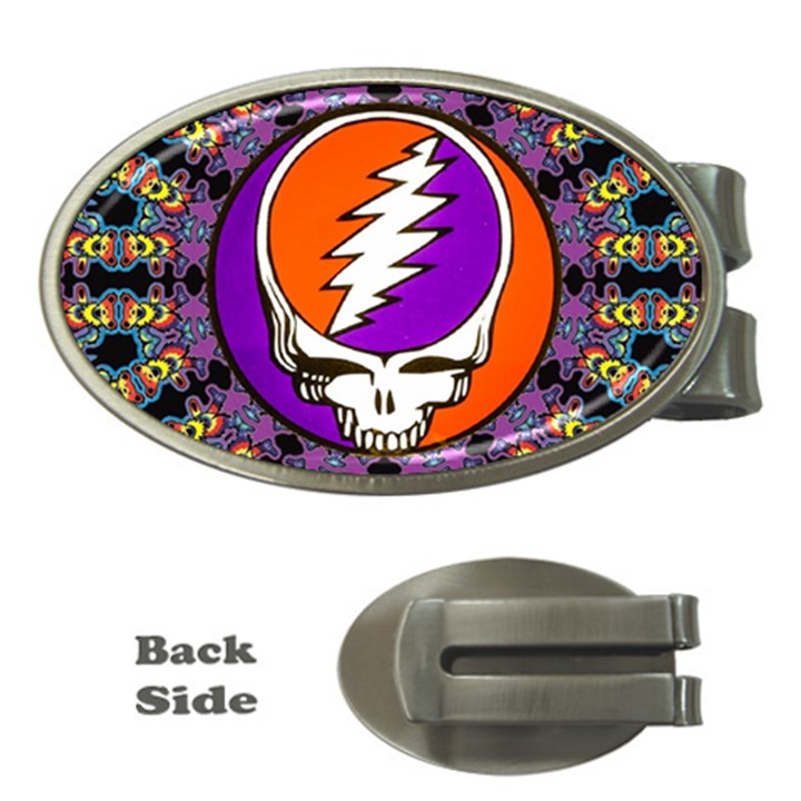 Gratefuldead Grateful Dead Pattern Money Clips (Oval) 