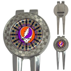 Gratefuldead Grateful Dead Pattern 3-in-1 Golf Divots by Cowasu