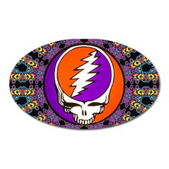 Gratefuldead Grateful Dead Pattern Oval Magnet by Cowasu