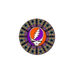 Gratefuldead Grateful Dead Pattern Golf Ball Marker by Cowasu