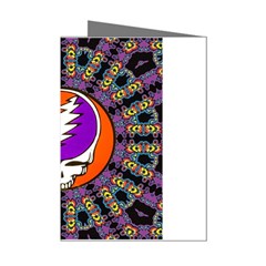 Gratefuldead Grateful Dead Pattern Mini Greeting Cards (pkg Of 8) by Cowasu