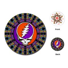 Gratefuldead Grateful Dead Pattern Playing Cards Single Design (round) by Cowasu