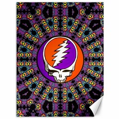 Gratefuldead Grateful Dead Pattern Canvas 36  X 48  by Cowasu